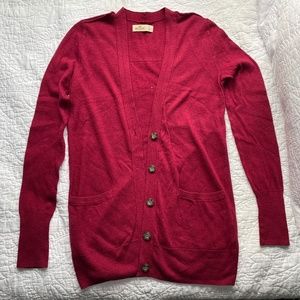 Maroon Hollister Cardigan